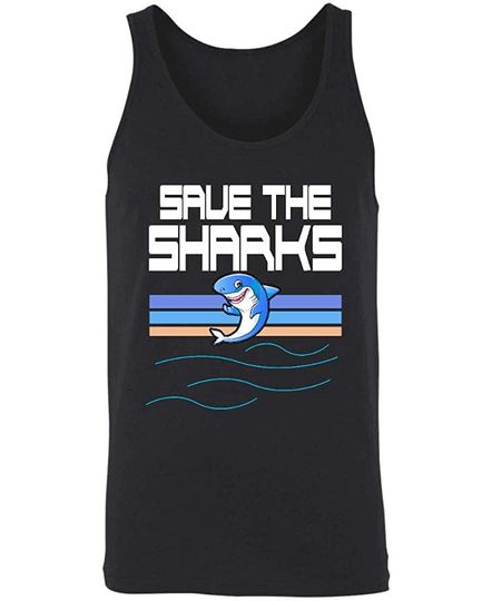 Save The Sharks Tank Top, Unisex