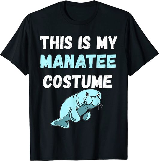 This Is My Manatee Costume Dugong Sea Cow Dugongidae T Shirt