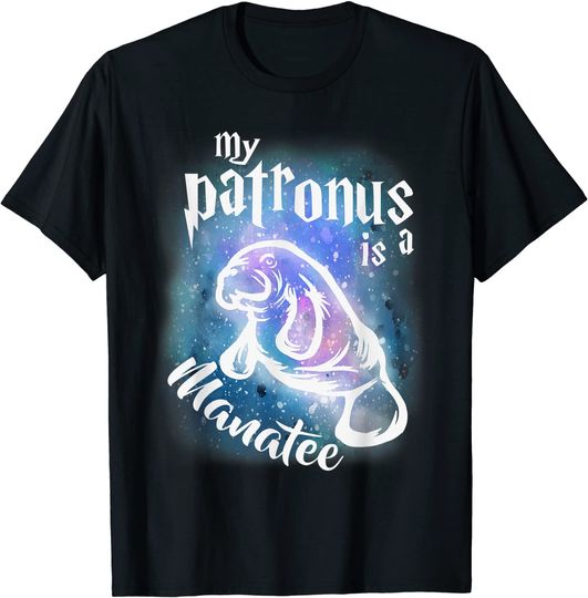 My Patronus Is A Manatee Cute Animal Dugong T Shirt
