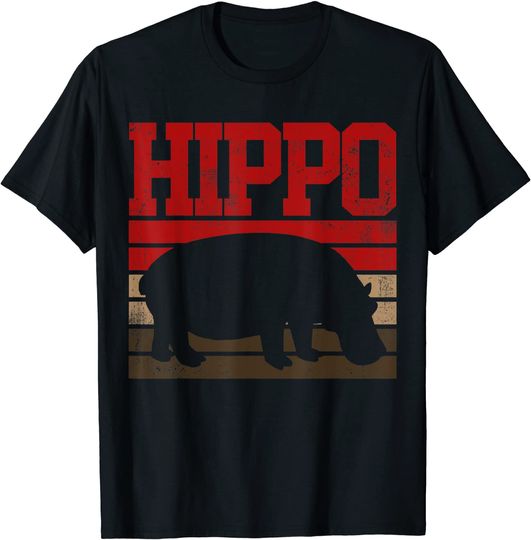 Hippos Hippopotamus Vintage T Shirt