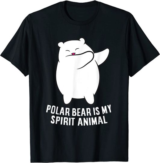 My Spirit Animal Is A Polar Bear T Shirt