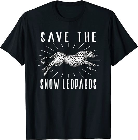 Save The Snow Leopards Cute Environmentalist T Shirt