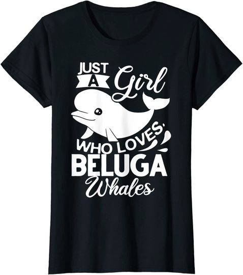 Beluga Whale Baby Animal T Shirt