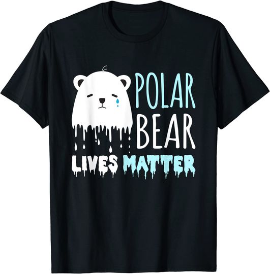 Polar Bear Arctic Save the Polar Bears Animals Endangered T Shirt