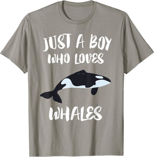 Just A Boy Who Loves Whales T Shirt