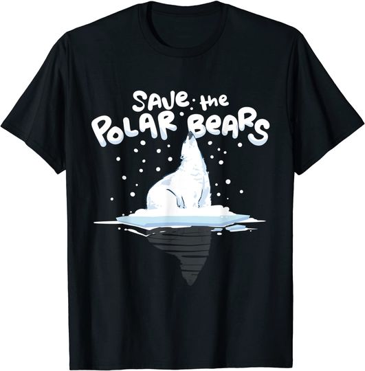 Save the Polar Bears Climate Awareness T Shirt