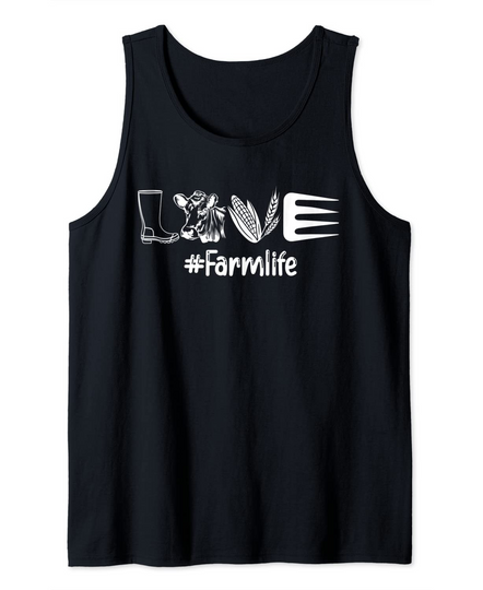 Firm Wife Cow Lover Shirt Farming Mother's Day Farmer Tank Top