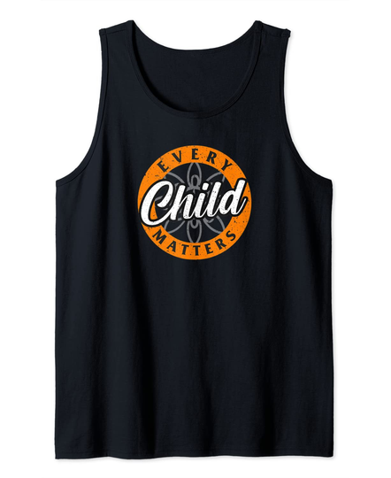 Every Child Matters Vintage Orange Shirt Day September 30th Tank Top