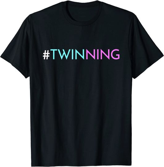 Funny Twins Matching Fraternal or Identical T-Shirt