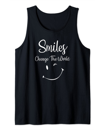 Smiles Change The World Tank Top
