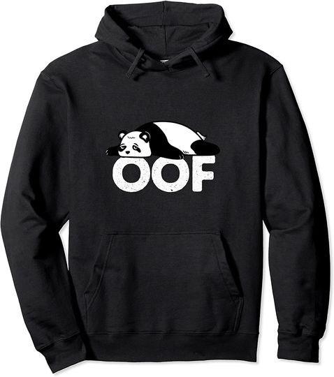 Oof Hoodie for Men Women - Panda Sweatshirt Gamer Gifts Pullover Hoodie
