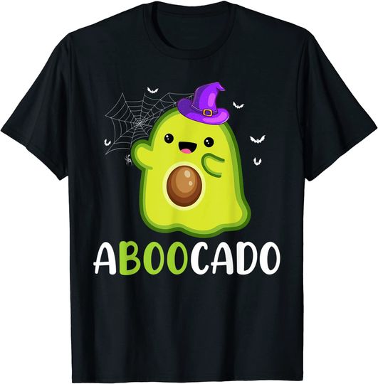 Boo Ghost Aboocado Avocado Vegan Halloween Costume T-Shirt