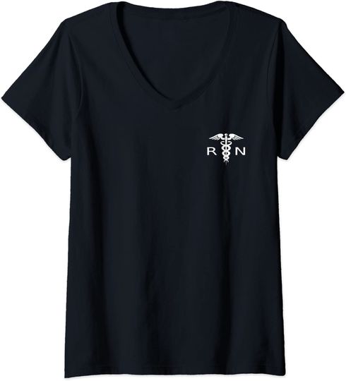 RN Caduceus Symbol Logo T Shirt