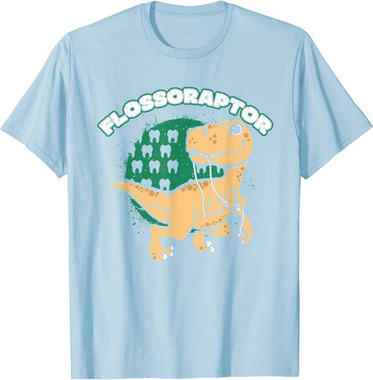 Flossoraptor Dental Graphic T Shirt