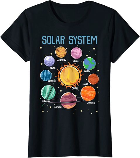 Solar System Planets Science Space Boys Girls STEM Kids Hoodie