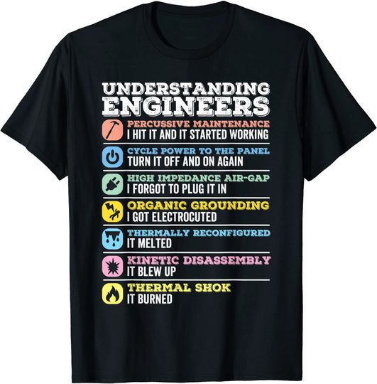 Understanding Engineers Funny Engineering T-Shirt