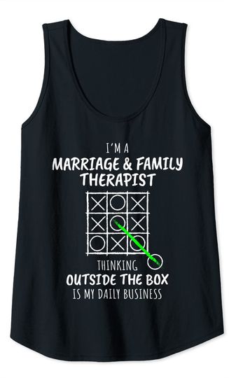 Funny Marriage Family Therapist Tank Top
