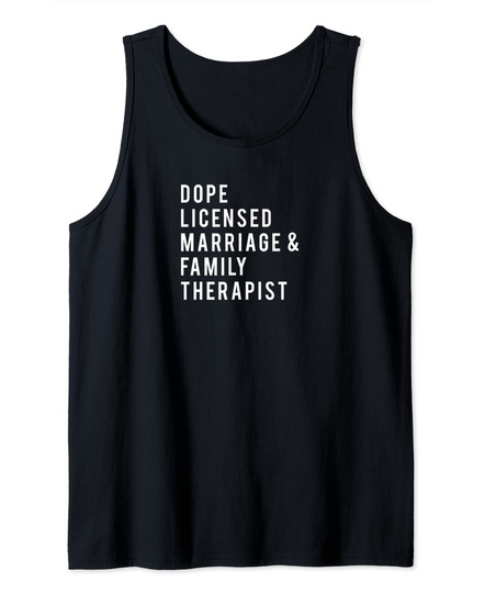 Marriage and Family Therapist Tank Top
