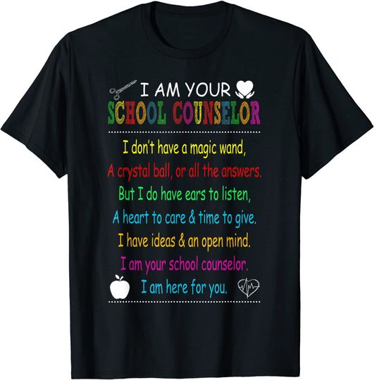 School Counselor Counseling Saying Gift Apparel T-Shirt
