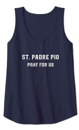 St. Padre Pio Catholic Saint Tank Top