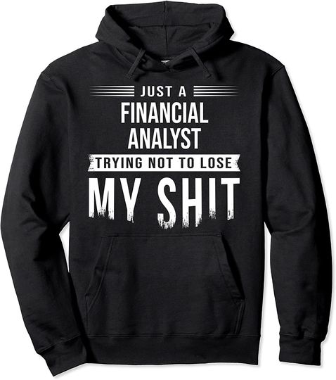 Financial Analyst Bank Professional Saying Pullover Hoodie