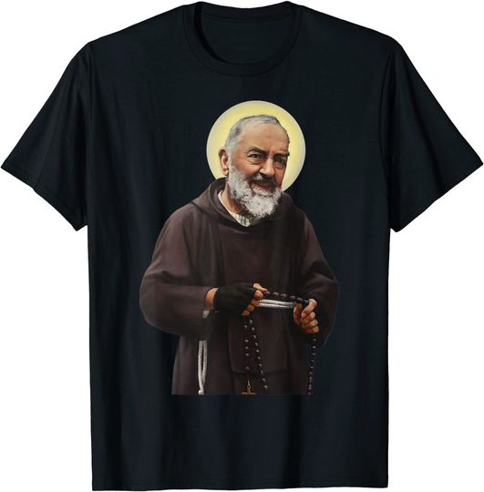 St Padre Pio Prayer Cross Catholics Holy Saints tshirt T-Shirt