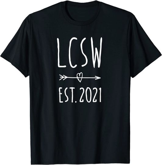 Graduation 2021 Licensed Clinical Social Worker Gift T-Shirt