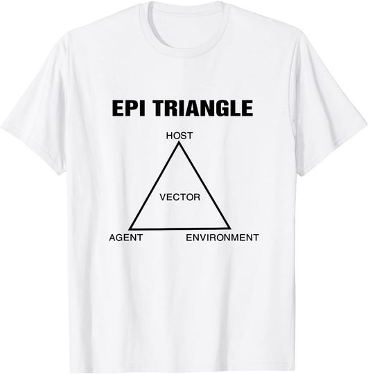 Epi Triangle Funny Epidemiology Epidemiologist Public Health T Shirt