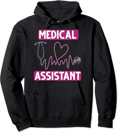 Medical Assistant Stethoscope Nurse Pullover Hoodie