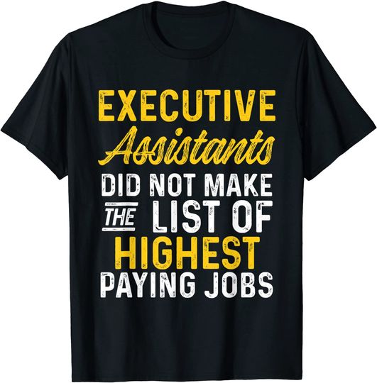 Executive Assistant Account Secretary T-Shirt