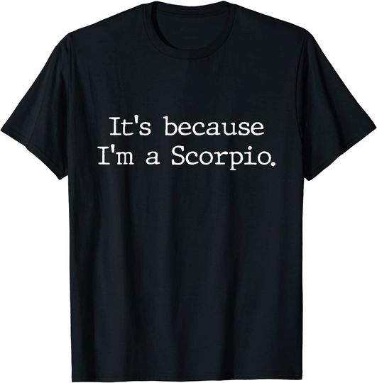 Scorpio Horoscope T Shirt