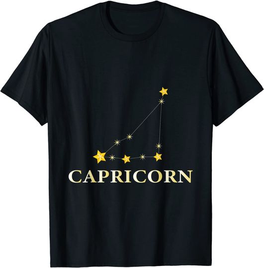 Zodiac Constellation Capricorn Zodiac T Shirt