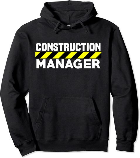Construction Crew & Highway Worker Road Safety Manager Pullover Hoodie