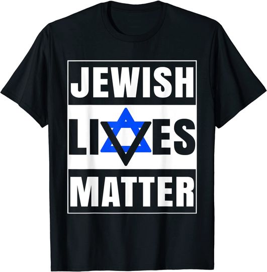 Lives Matter David Star Retro Jewish Holiday T-Shirt