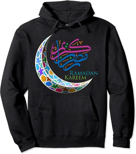 Ramadan Kareem-Islamic Holidays Muslim Men Women Kids Gifts Pullover Hoodie