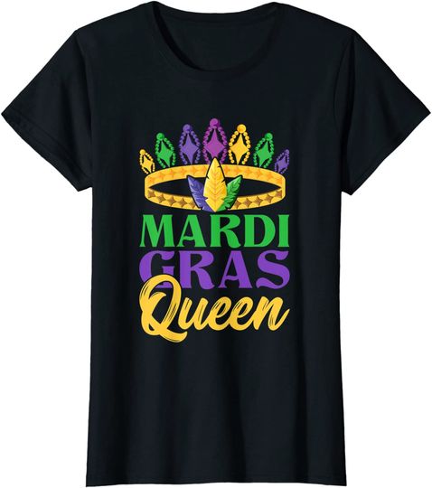 Costume Carnival Gift Queen Mardi Gras T-Shirt