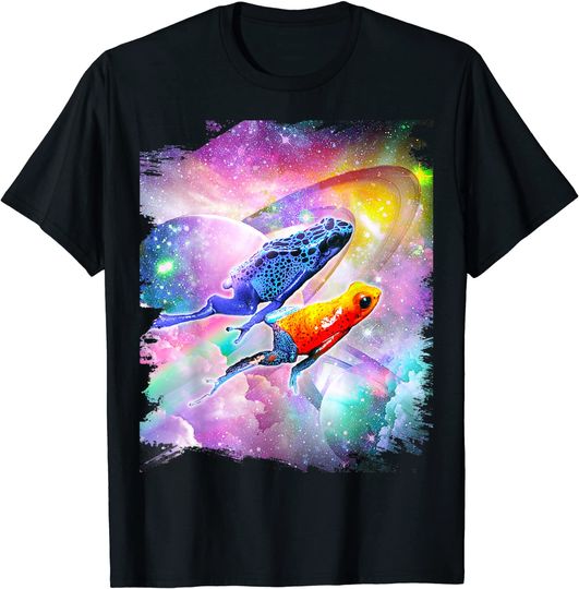 Poison Dart Arrow Frog In Space T-Shirt