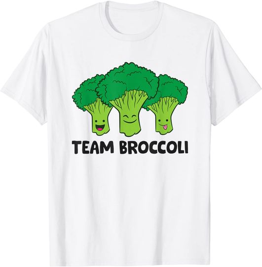 Team Broccoli Vegan Vegetarian T-Shirt