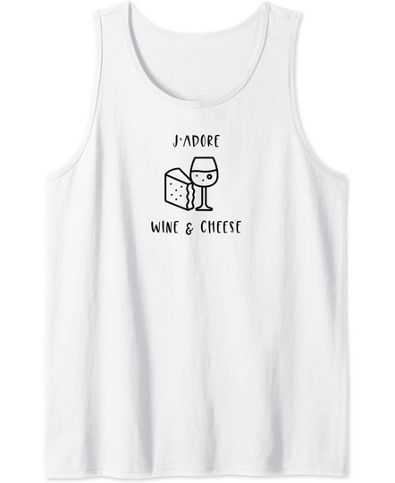 Cheese and Wine Tank Top