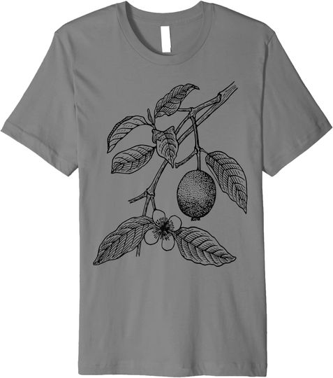 Guava Fruit Plant Premium T Shirt