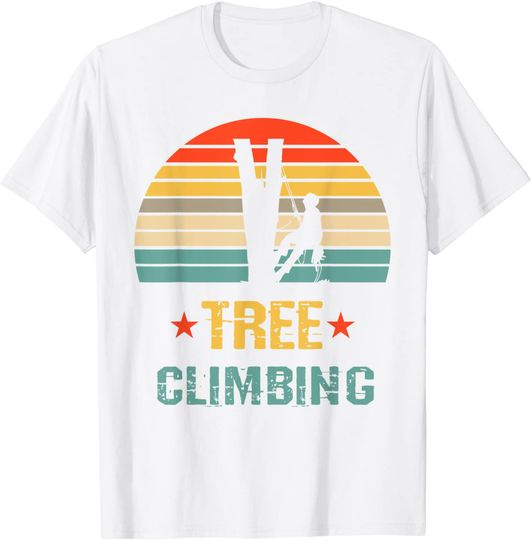 Tree Climbing Profession Arborist Lumberjack T Shirt