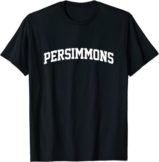Persimmons Vintage Retro Sports Arch T Shirt