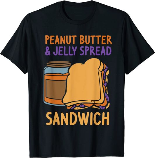 Peanut Butter And Jelly Sandwich T-Shirt
