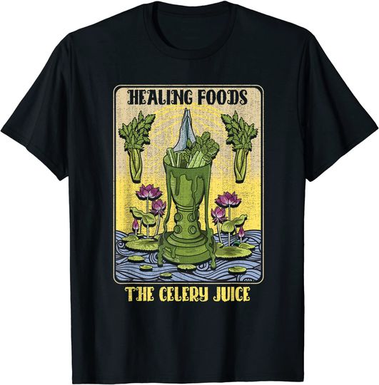Celery Juice Tarot Card Inspired Juice Related T-Shirt