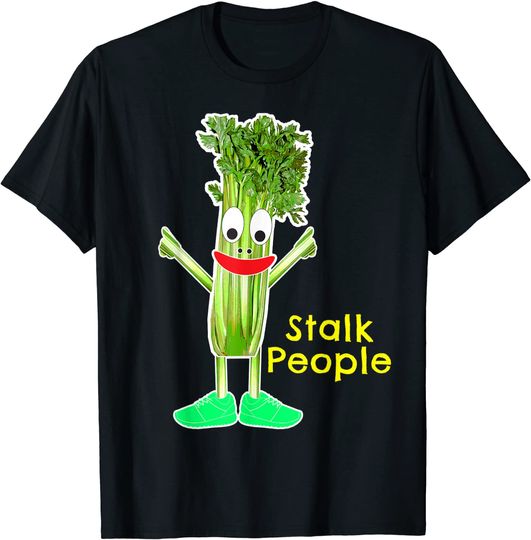 Celery Gift Stalk People Workout Fitness Veggie T-Shirt