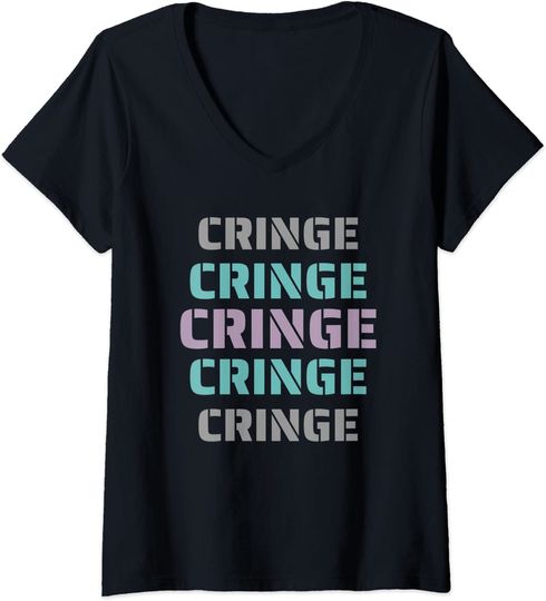 Cringe Inspired Cringy Related Awkward Design T Shirt