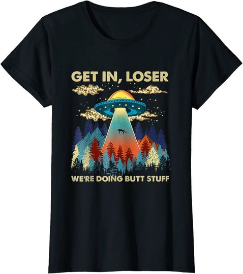 Get In Loser Alien UFO Hoodie