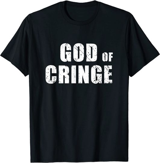 God Of Cringe Distressed Grunge T Shirt