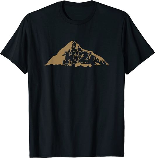 K2 Mountain Rock Climber Everest T Shirt