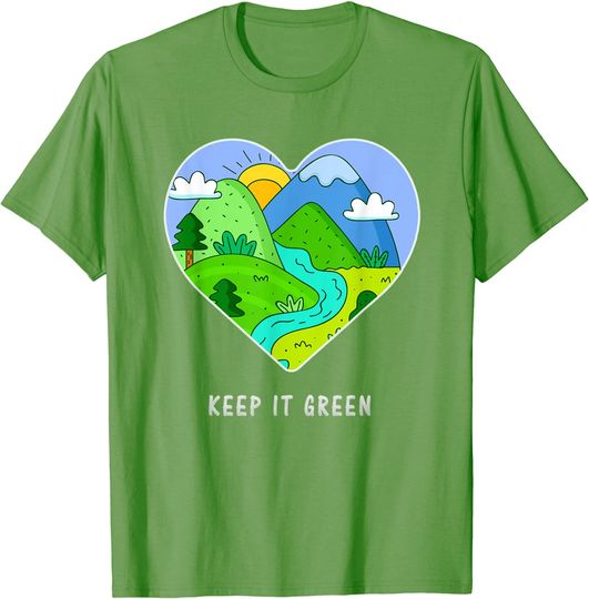 Keep it Green Save the Planet Earth Day 2021 T Shirt